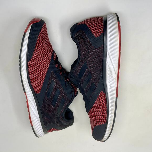 Adidas Edge RC Sporty Running Shoes Men's Sz 12 Black Red 137.4=J.8.5 - Picture 10 of 12